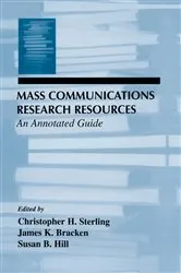 Book cover of Mass Communications Research Resources by Christopher Sterling