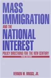Book cover of Mass Immigration and the National Interest (4th ed.) by Vernon M. Briggs