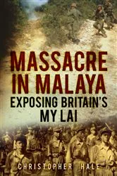 Book cover of Massacre in Malaya by Christopher Hale
