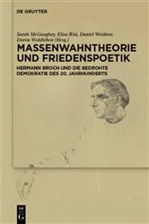 Book cover of Massenwahntheorie und Friedenspoetik by Sarah McGaughey