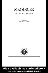 Book cover of Massinger by Dr Martin Garrett