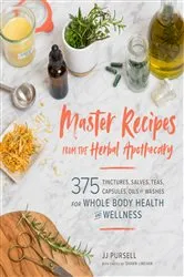 Book cover of Master Recipes from the Herbal Apothecary by Dr. JJ Pursell