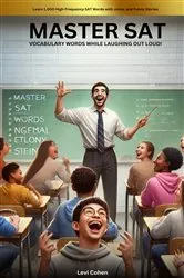 Book cover of Master SAT Vocabulary Words While Laughing Out Loud! Learn 1,000 High-Frequency SAT Words with Jokes and Funny Stories by Levi Cohen