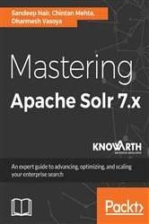 Book cover of Mastering Apache Solr 7.x by Sandeep Nair