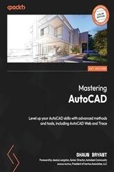 Book cover of Mastering AutoCAD by Shaun Bryant