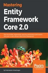 Book cover of Mastering Entity Framework Core 2.0 by Prabhakaran Anbazhagan