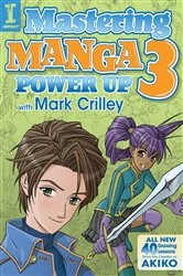 Book cover of Mastering Manga 3 by Mark Crilley