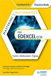 Book cover of Mastering Mathematics Edexcel GCSE Practice Book: Foundation 1 by Unknown