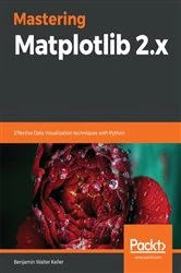 Book cover of Mastering Matplotlib 2.x by Benjamin Walter Keller