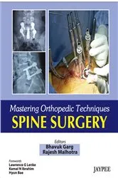 Book cover of Mastering Orthopedic Techniques Spine Surgery by Garg Bhavuk