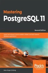 Book cover of Mastering PostgreSQL 11 (2nd ed.) by Hans-Jurgen Schonig