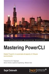 Book cover of Mastering PowerCLI by Sajal Debnath