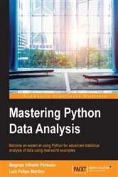 Book cover of Mastering Python Data Analysis by Magnus Vilhelm Persson