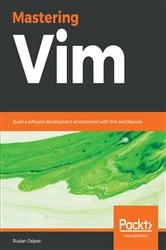 Book cover of Mastering Vim by Ruslan Osipov