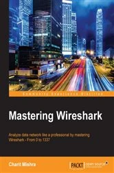 Book cover of Mastering Wireshark by Charit Mishra
