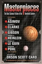 Book cover of Masterpieces by Orson Scott Card