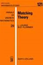 Book cover of Matching Theory by M.D. Plummer