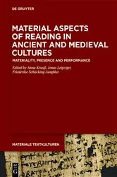 Book cover of Material Aspects of Reading in Ancient and Medieval Cultures by Anna Krauß