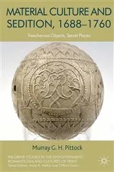 Book cover of Material Culture and Sedition, 1688-1760 by M. Pittock