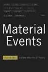 Book cover of Material Events by Tom Cohen