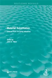 Book cover of Material Substitution by John E. Tilton