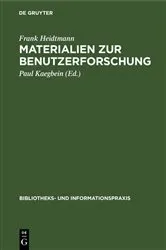 Book cover of Materialien zur Benutzerforschung by Unknown