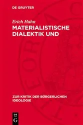 Book cover of Materialistische Dialektik und Klassenbewußtsein by Erich Hahn