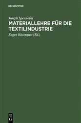 Book cover of Materiallehre für die Textilindustrie (4th ed.) by Joseph Spennrath