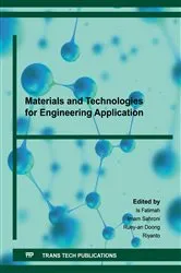 Book cover of Materials and Technologies for Engineering Application by Is Fatimah