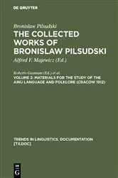 Book cover of Materials for the Study of the Ainu Language and Folklore (Cracow 1912) by Alfred F. Majewicz
