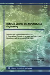 Book cover of Materials Science and Manufacturing Engineering by Unknown