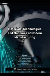 Book cover of Materials, Technologies and Machines of Modern Manufacturing by Spiridon (Spiros) Koutsonas