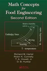 Book cover of Math Concepts for Food Engineering (2nd ed.) by Richard W. Hartel