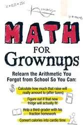 Book cover of Math for Grownups by Laura Laing