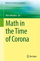 Book cover of Math in the Time of Corona by Unknown