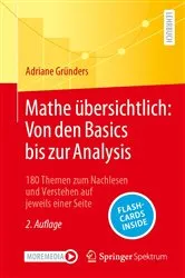 Book cover of Mathe übersichtlich: Von den Basics bis zur Analysis (2nd ed.) by Unknown