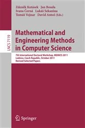 Book cover of Mathematical and Engineering Methods in Computer Science by Zdeněk Kotásek