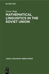 Book cover of Mathematical linguistics in the Soviet Union by Unknown