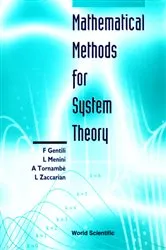 Book cover of Mathematical Methods For System Theory by F Gentili