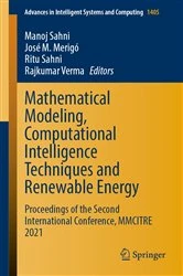 Book cover of Mathematical Modeling, Computational Intelligence Techniques and Renewable Energy by Manoj Sahni