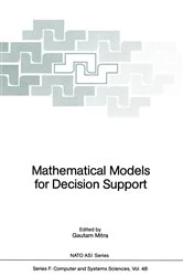 Book cover of Mathematical Models for Decision Support by Harvey J. Greenberg