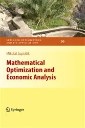 Book cover of Mathematical Optimization and Economic Analysis by Mikulás Luptácik
