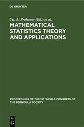 Book cover of Mathematical Statistics Theory and Applications by Unknown