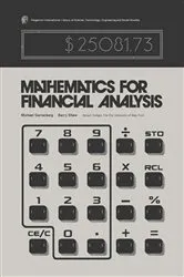 Book cover of Mathematics for Financial Analysis by Michael Gartenberg