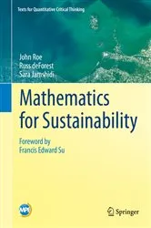 Book cover of Mathematics for Sustainability by John Roe