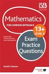 Book cover of Mathematics Level 3 for Common Entrance at 13+ Exam Practice Questions by David Hanson