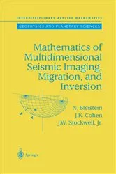Book cover of Mathematics of Multidimensional Seismic Imaging, Migration, and Inversion by Unknown