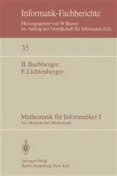 Book cover of Mathematik für Informatiker I by B. Buchberger