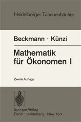 Book cover of Mathematik für Ökonomen I (2nd ed.) by R. Landtwing