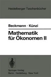 Book cover of Mathematik für Ökonomen II by R. Landtwing
